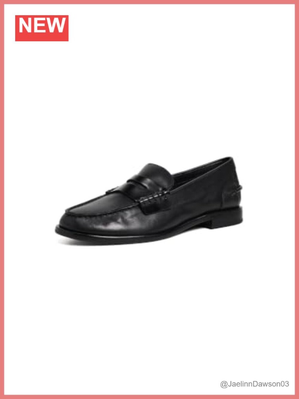 Women's Leather Loafers with Recycled Ortholite Insole Penny Strap